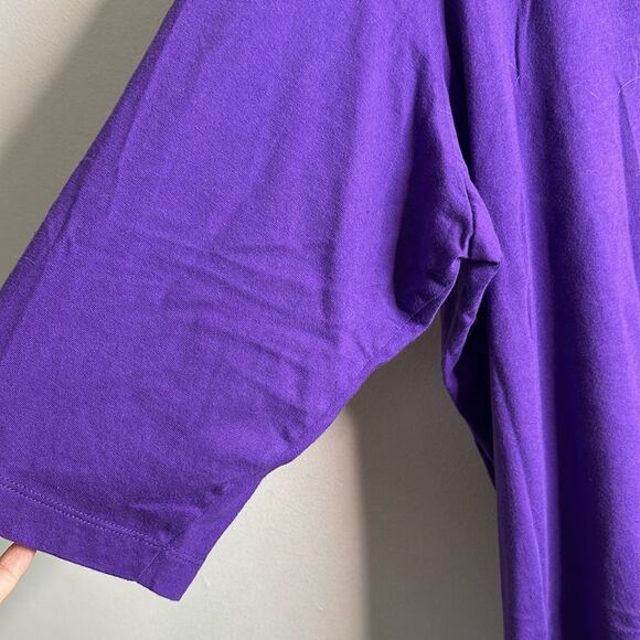 Woman Within Deep Purple Tunic Top Size 26/28 - Picture 5 of 6
